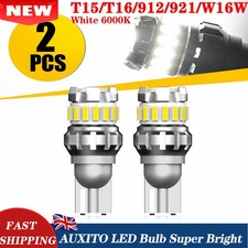 T15 Reverse for Audi BMW Car Led Xenon Reversing Bulb White Hid W16w 921 Smd 12v