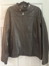 Rare Fila Leather Terrinda Jacket Size XL