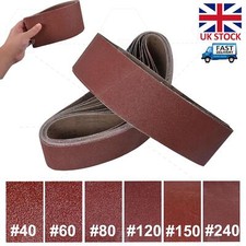 12Pcs Sanding Belts 915x100mm 40/60/80/120/150/240 Grit Sander