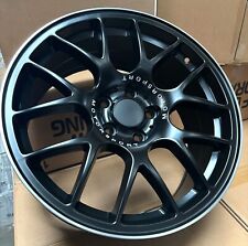 18"/VW Golf MK5/6/7/8/2005-2025/Satin black/PL/Motorsport Design/8j/Alloys X4