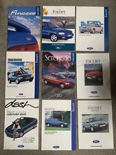 Ford Escort Mk 4-6 Special Edition Sales Brochure Collection 9 Different 1989-98