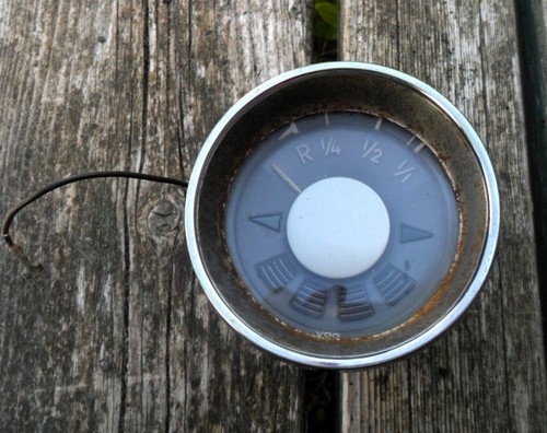 Vintage type vdo fuel gauge - vintage, 3