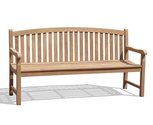 Teak outdoor bench - teak,