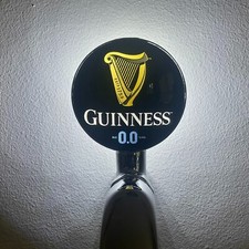 Brand New Guinness 0% Beer Badge! Guinness 0% Pump Badge! Frog Eye Lens