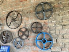 Cast Iron Wheel Vintage Ransomes Fordson Implement Wheelbarrow Garden Wheels