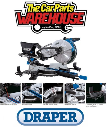 Draper 90170 255mm sliding - 90170,