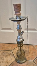 GLASS AND METAL HOOKAH SHISHA - NO PIPE