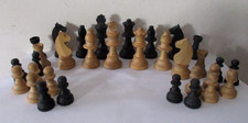 Vintage Abbey Corinthian Boxwood Chess Set