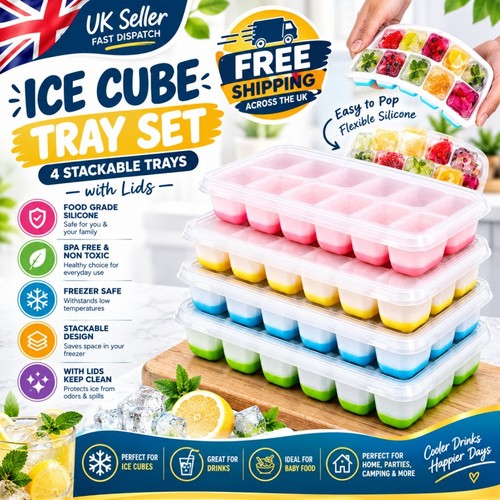 Pack silicone ice cube - 4,