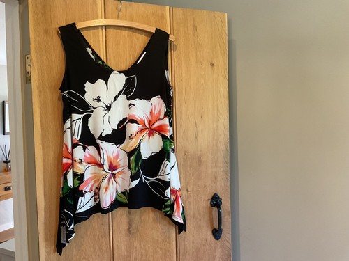 Joseph ribkoff floral vest - ribkoff,