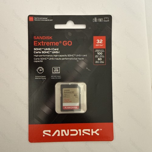Sandisk cards extreme - go, 32