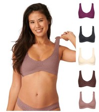 Sloggi Zero Feel Lace 2.0 Bralette Comfortable Padded Womens Lingerie 10211241