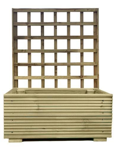 Standard planter with - with, trellis