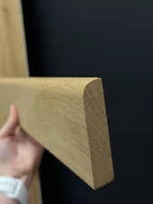 Bullnose solid oak skirting - bullnose,
