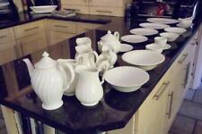 Fine Dining/Wedding Crockery Johnson Brothers “Regency” White Large collection