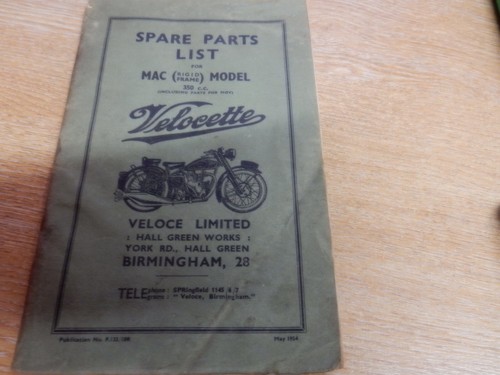 Velocette mac rigid - mac, frame