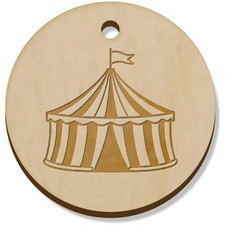 11 x 34mm 'Circus Tent' Wooden