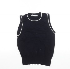 ZARA Women's Black Sleeveless