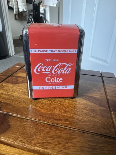 Coca cola retro metal napkin - coca,