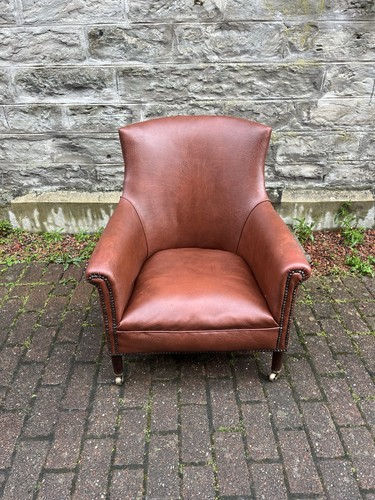 Vintage leatherette tub - a,