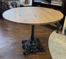 Reclaimed Oak Round Table