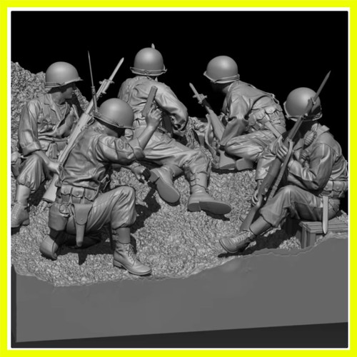 Scale resin figure model - figure,