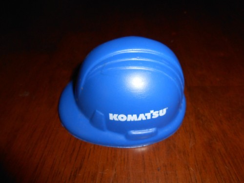 Komatsu blue hard - hat, stress