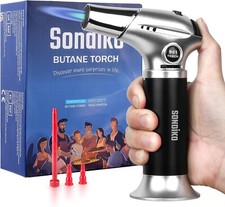 Sondiko Kitchen Blow Torch S901, Refillable Kitchen Butane Torch RRP £22.99