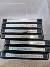 Sizzix Bigz SERIF ESSENTIALS ALPHABET ~ Craft Die Cutter RARE FIND