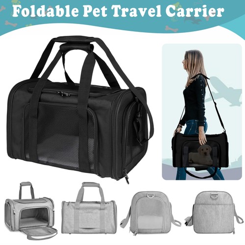 Large pet carrier bag portable - large,