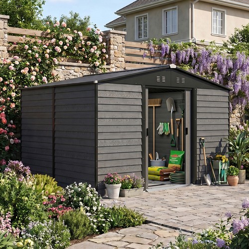 Garden shed metal apex - x,