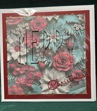 Handmade 7”x7” Christmas