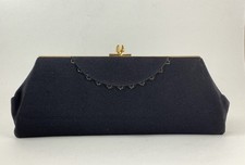 Vintage 1960s Black Grosgrain