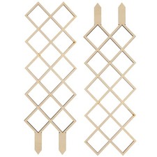 2 Pcs Wooden Plant Trellis