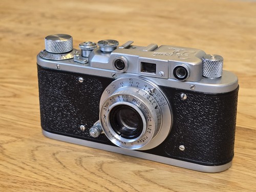 Zorki with mm lens - with,