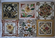 Antique tiles x 6