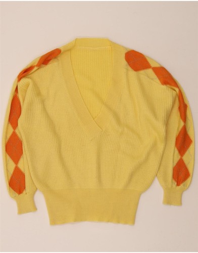 Vintage womens neck jumper - v-neck,