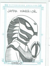 Stargate SG-1 Season 5 SketchaFEX Sketch Card Pablo Raimondi Jaffa Warrior