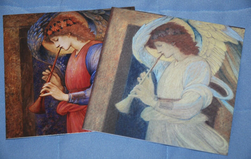 Burne jones angel playing a - angel,