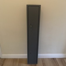 Metal Gun Cabinet with Keys Lock 2 Gun Used