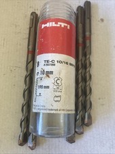 5 x Hilti TE-C 10/16 10mm x 160mm SDS+ Drill Bit 100mm W/L TE - C 10 / 160mm SDS