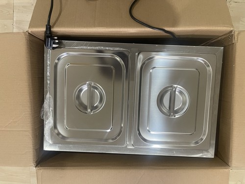 Electric bain marie x2 - electric, 1/2