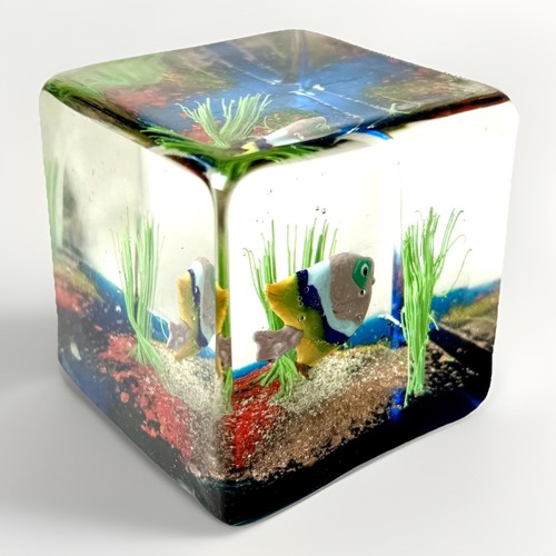Vintage murano glass fish - vintage,
