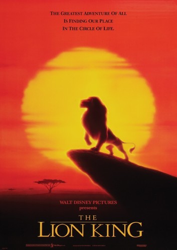 Lion king poster - lion,