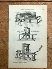 1837 small print -  printing press ( steam etc )