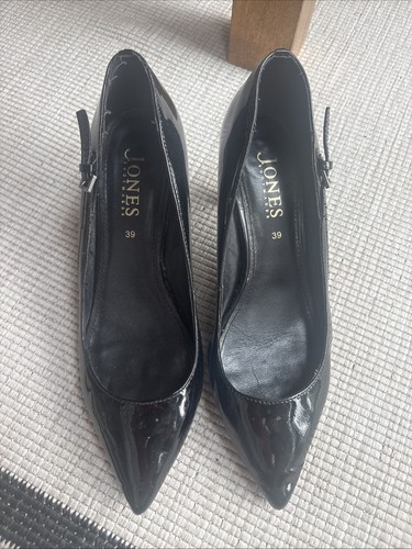Jones bookmaker black patent - black,