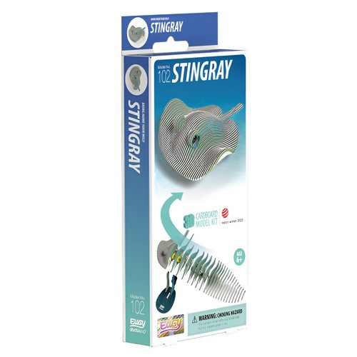 Eugy stingray craft - eugy, 3d