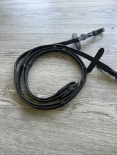 Black non slip skinny reins