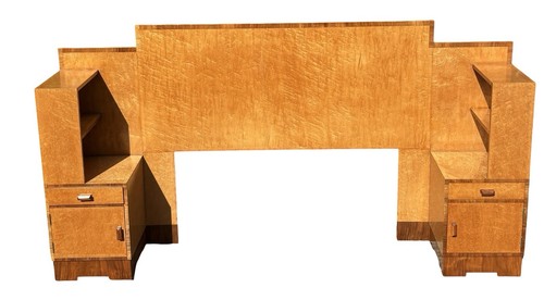 Art deco geometric headboard - art,