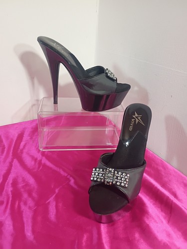 Vivid black 8 platform - black,
